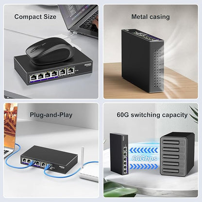 10Gbe Ethernet Switch Unmanaged - Image 5
