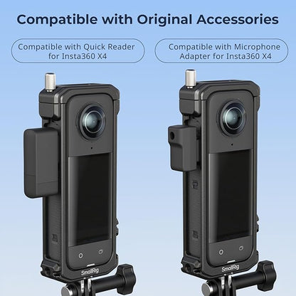 SMALLRIG Cage for Insta360 X4, Aluminum Protective Case for Insta 360 X4 - Image 7