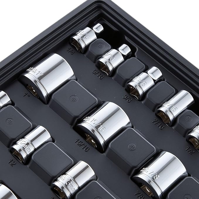 VEVOR Mechanics Tool Set, 256-Piece Mechanic Tool Kit, 1/4 in, 3/8 in, and 1/2 - Image 12