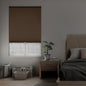 DEZ FURNISHINGS Cordless 1.5" Blackout Cellular Shade, Energy Saver, 25" W x 72" H, Latte