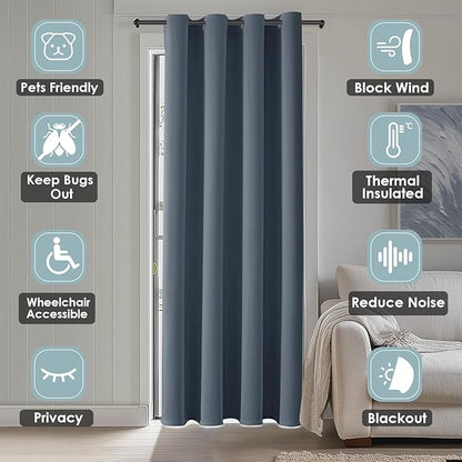 ChrisDowa Blackout Door Curtains - Image 2