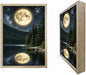 URVIP LED Glowing Photo Frame, 3D Starry-Sky Blue Moon Wall Art, 9x12 Inches by URVIP