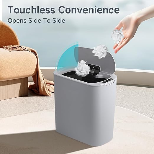 TIPGO Automatic Motion Sensor Bathroom Trash Can - Image 2