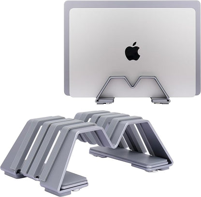 Adjustable Dual Vertical Laptop Stand - Image 3