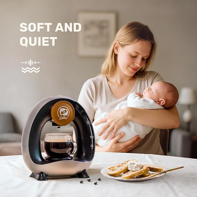 Single Serve Coffee Maker, Fast Brew in 2 minutes, Stylish＆Compact Design - Image 5