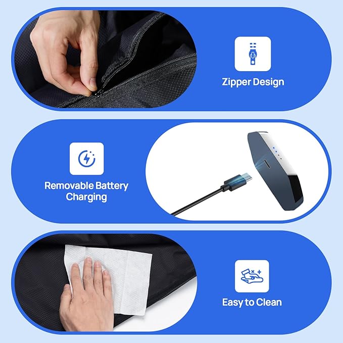 beoka Leg Massager for Circulation and Pain Relief, Cordless Air Compression - Image 8