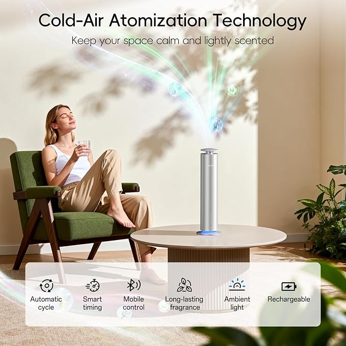 The CACAFSFY Waterless Scent Diffuser Starter Kit - Image 3