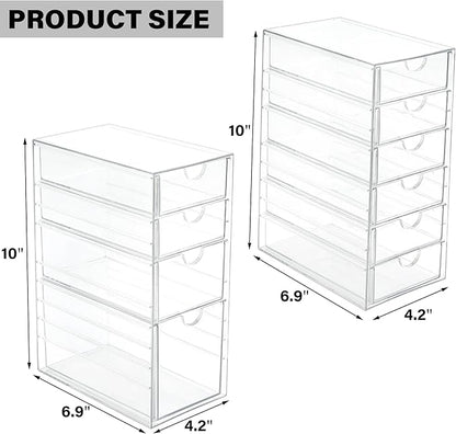 Prsildan Acrylic Drawer Makeup Organizer - Image 3