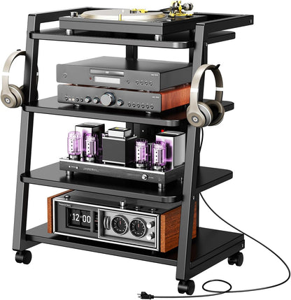 cabte mobile av media stand with outlets and, main product view