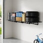 FLEXIMOUNTS 2x6ft Garage Shelving Wall-Mounted, Holds Up to 400 lbs, Garage by FLEXIMOUNTS
