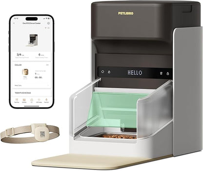 PETLIBRO RFID Automatic Cat Feeder, Collar Tag-Activated Personalized Meals by PETLIBRO