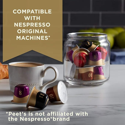 Peet's Coffee, Dark Roast Espresso Capsules, Compatible - Image 4