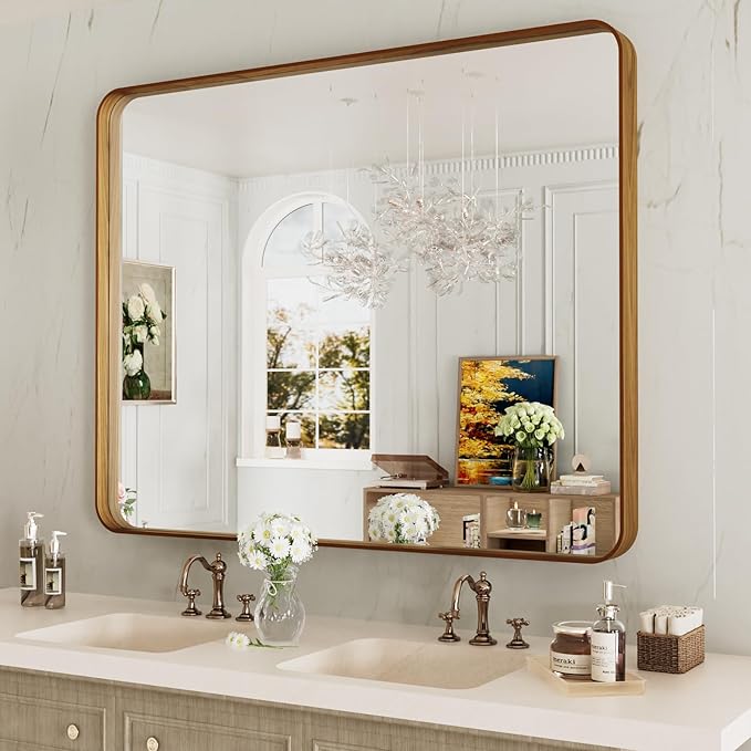LOAAO 40X30 Inch Bathroom Mirror - Image 3
