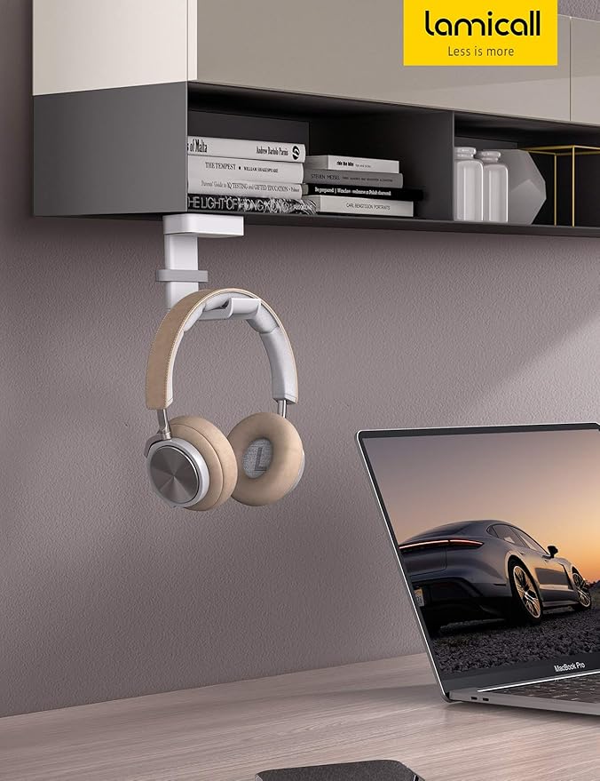 Lamicall Headphone Stand, Sticky Headset Hanger - Image 7