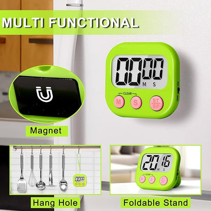 ZILLEEN Classroom Timer for Kids Teachers 4 Pack Digital Timers - Image 3