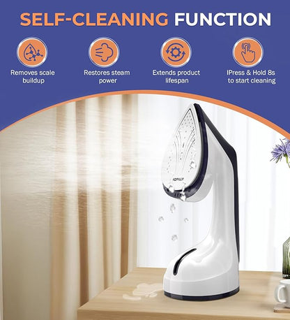 Ropilly Steamer for Clothes, 1600W 2-in-1 Steamer & Iron - Image 6