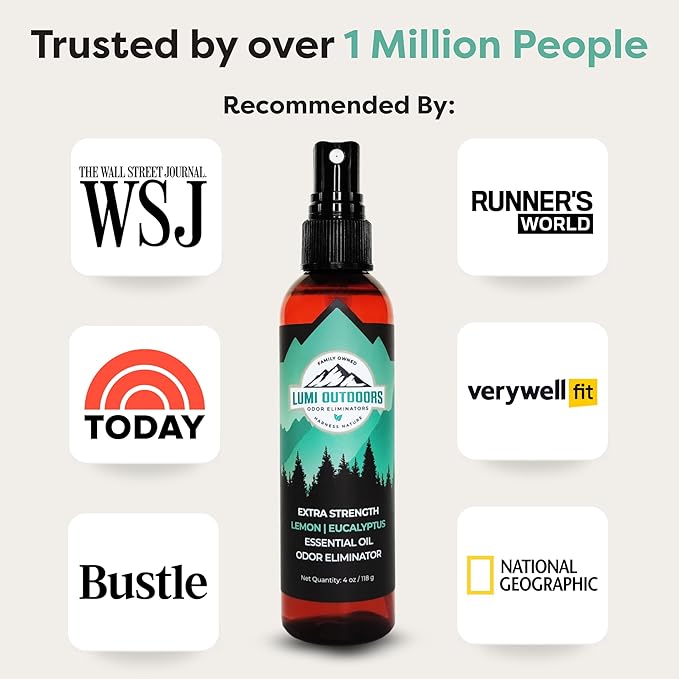 Lumi Outdoors Natural Shoe Deodorizer Spray - Image 2