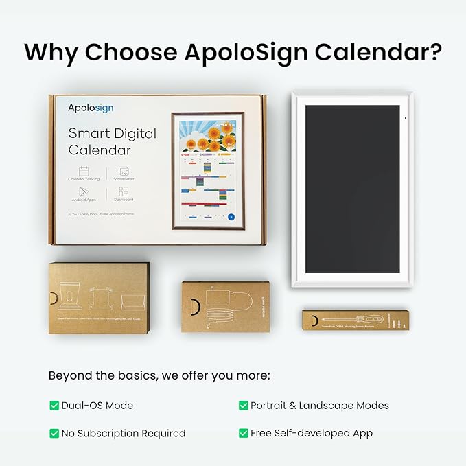 ApoloSign Digital Calendar: Electronic Calendar, Smart Touchscreen Interactive - Image 9
