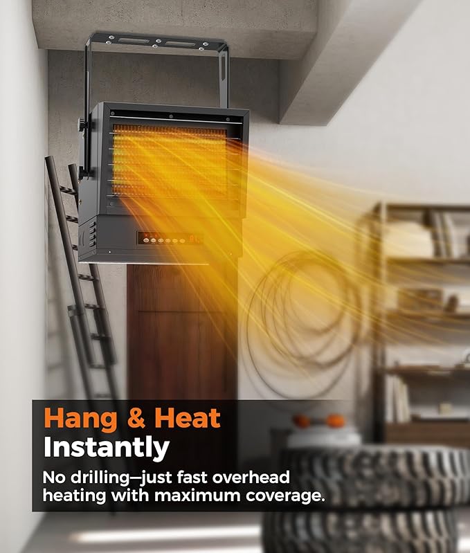 Electric Garage Heater for Indoor Use - 10000W - Image 2