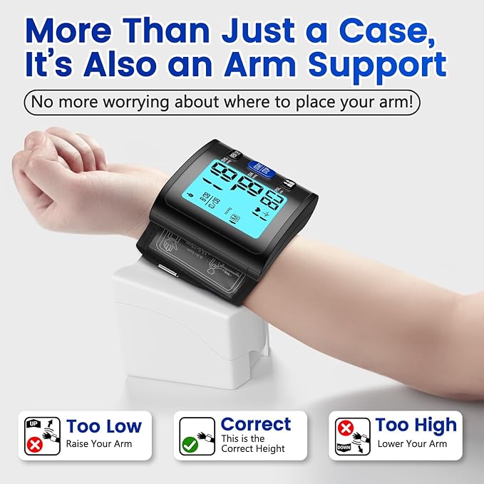 Blood Pressure Monitor Wrist Blood Pressure Cuff Automatic BP Machine - Image 3