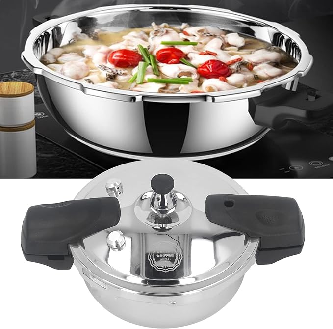 Stainless Steel Pressure Cooker, 1.8L Electric Pressure Cooker 1.8 Liter Mini - Image 5