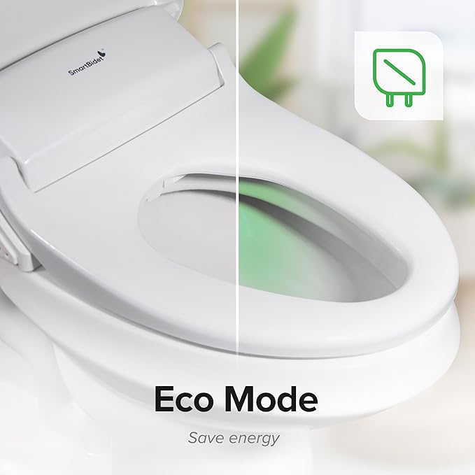 SmartBidet® SB-1200 Luxury Advanced Electric Smart Bidet Elongated White Toilet - Image 13