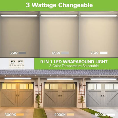 4FT LED Flush Mount Wraparound Light, - Image 3
