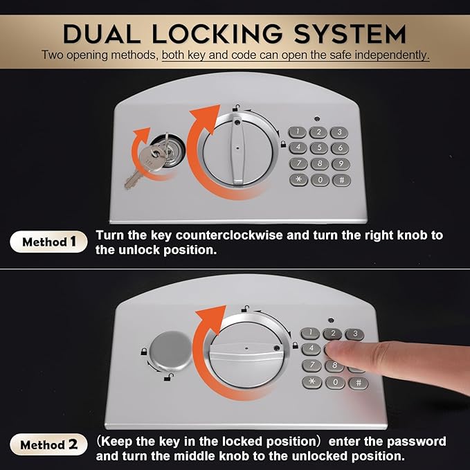 Dalmbox Portable Metal Safe Box - Image 4