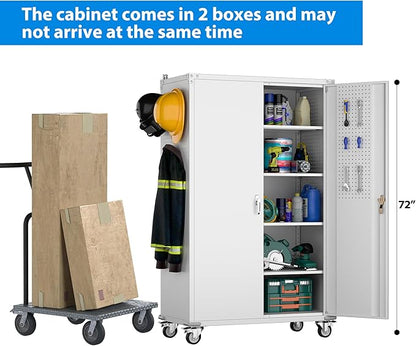 Upgraded Wide and Deep Garage Storage Cabinet - Image 6