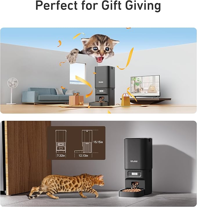 Automatic Cat Feeder, 7L/29 Cups Automatic Dog Feeder - Image 9