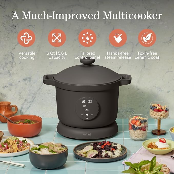 Our Place Dream Cooker | 6 Qt Ceramic Nonstick Multicooker & Pressure Cooker - Image 2