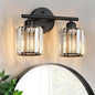 FDPBY Modern 2 Light Crystal Vanity Light, Compatible by FDPBY