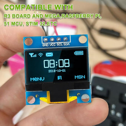 EPLZON 5 Pack 0.96 inch OLED IIC Display Module 128x64 Pixel Mini Self-Luminous - Image 5
