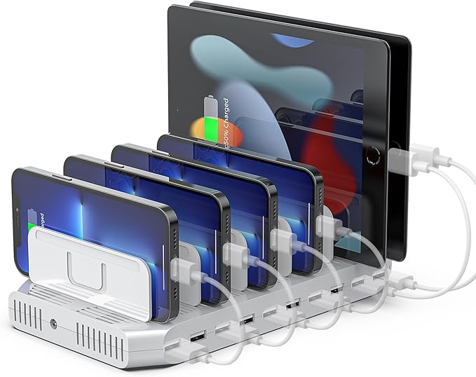 【10PCS】 Unitek Multi Charging Station, 10-Port USB Charger by Unitek