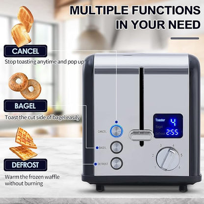 CUSIMAX 2 Slice Stainless Steel Toaster - Image 6