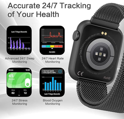 Smart Watches for Men Blood Pressure, DA GPT AI Waterproof Smartwatch, 1.9" - Image 4