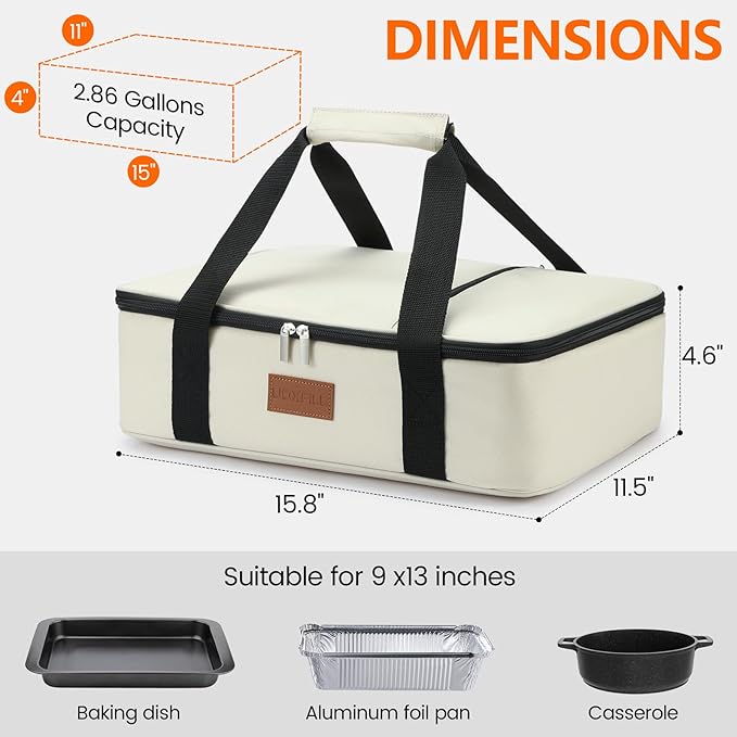 Food Warmer Electric Casserole Carrier - Image 2