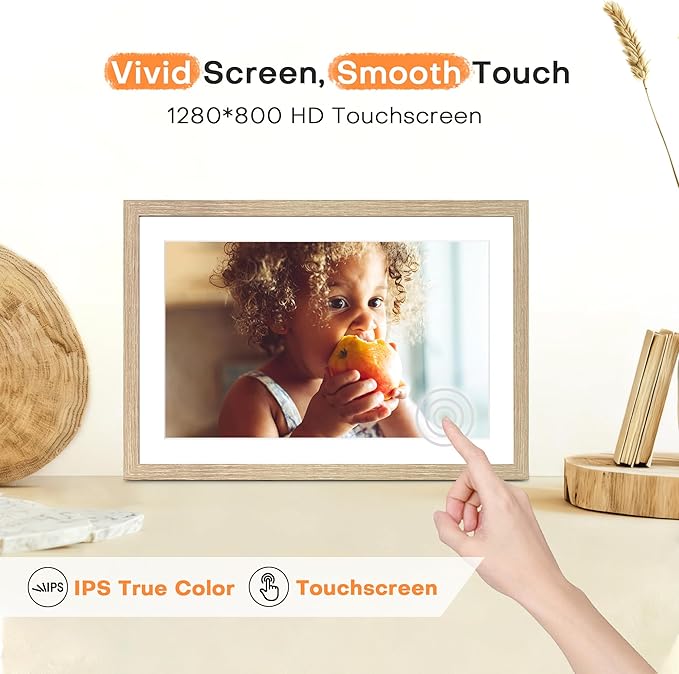 Frameo Digital Picture Frame, 10.1 InchDigital Photo Frame WiFi, Electric Frame - Image 6