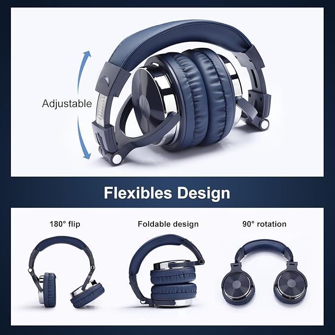 OneOdio Wired Over Ear Headphones Studio Monitor & Mixing DJ Stereo Headsets - Image 7