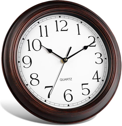 KECYET Wall Clock 10 Inch Battery Operated Silent Non-Ticking Wall Clock - Image 2