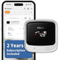 Frigga 4G Cellular & WiFi Temperature Humidity Monitor, 2 Years Subscription by Frigga