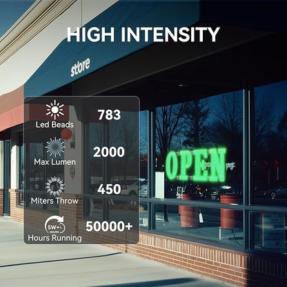 40" x 14" Large LED Open Signs - Image 3