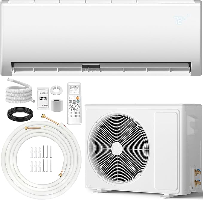 12000 BTU Mini Split Air Conditioner ＆ Heat Pump, 230V Wall Mount Ductless by Unknown