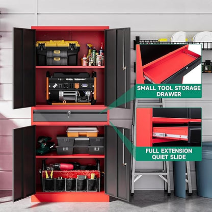 Letaya Metal Garage Storage Cabinet - Image 4