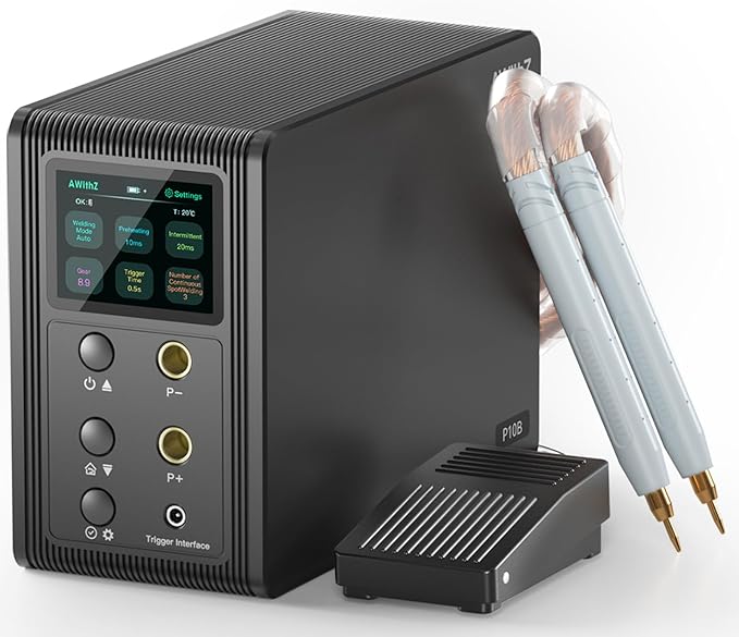 14.6 KW Capacitor Battery Spot Welder, AWithZ Spot Welder, 2-in-1 Automatic & by AWithZ