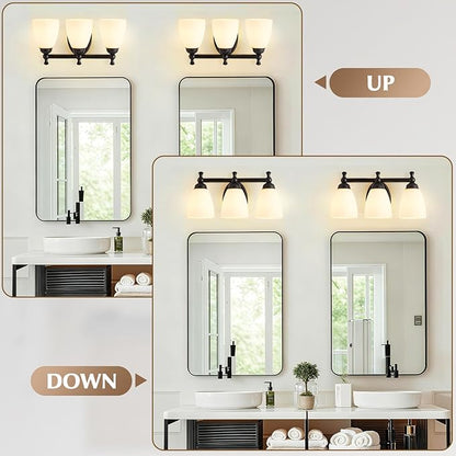 EJIAXIN Vanity Lights for Bathroom, 3-Light Modern Vanity Light Over Mirror - Image 4