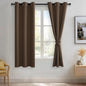 JIUZHEN Blackout Curtains with Tiebacks by JIUZHEN