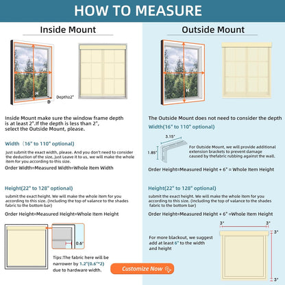 SmartWings Motorized Roller Shades 100% Blackout Work with Matter Homekit Over Thread, Alexa, Z-Wave, Smart Blinds for Windows, Cordless Remote Control Optional, Customized Size, Essential White