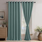 JIUZHEN Stone Blue Blackout Curtains by JIUZHEN