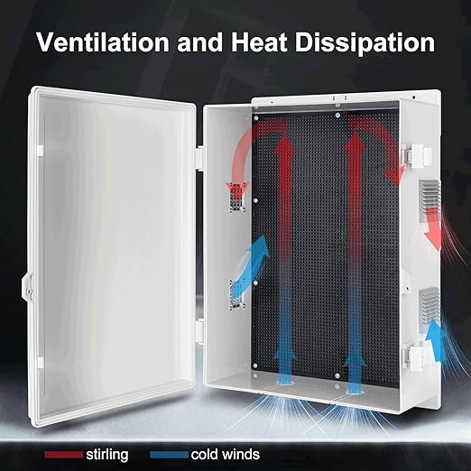 Namunanee Outdoor Electrical Junction Box, ABS Water Resistant Enclosure - Image 4